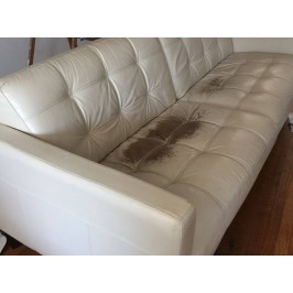 Customer Results: Restoring A White Leather Sofa